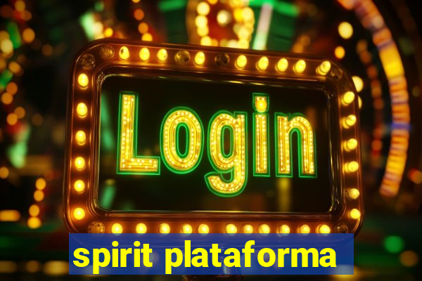 spirit plataforma